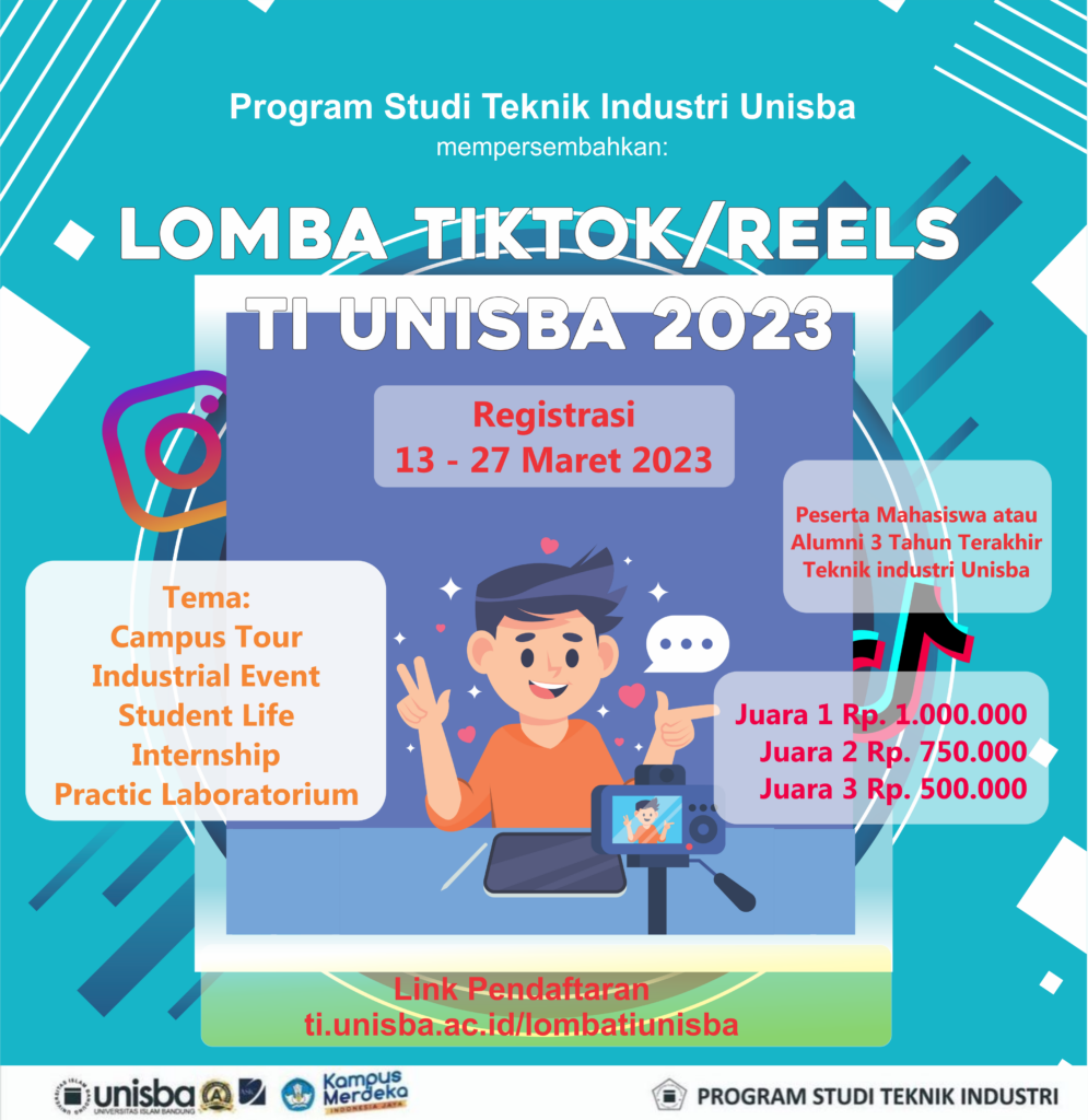 Lomba Tiktok/Reels dan Desain Logo TI Unisba 2023